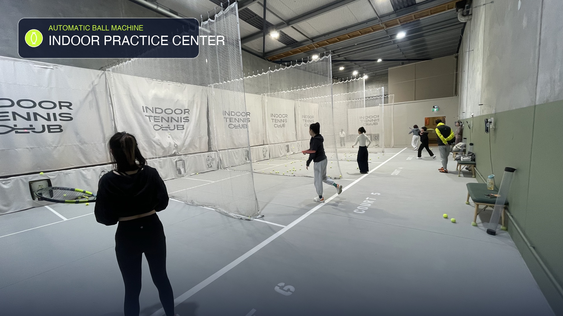 Auckland Indoor Ball Machine Practice